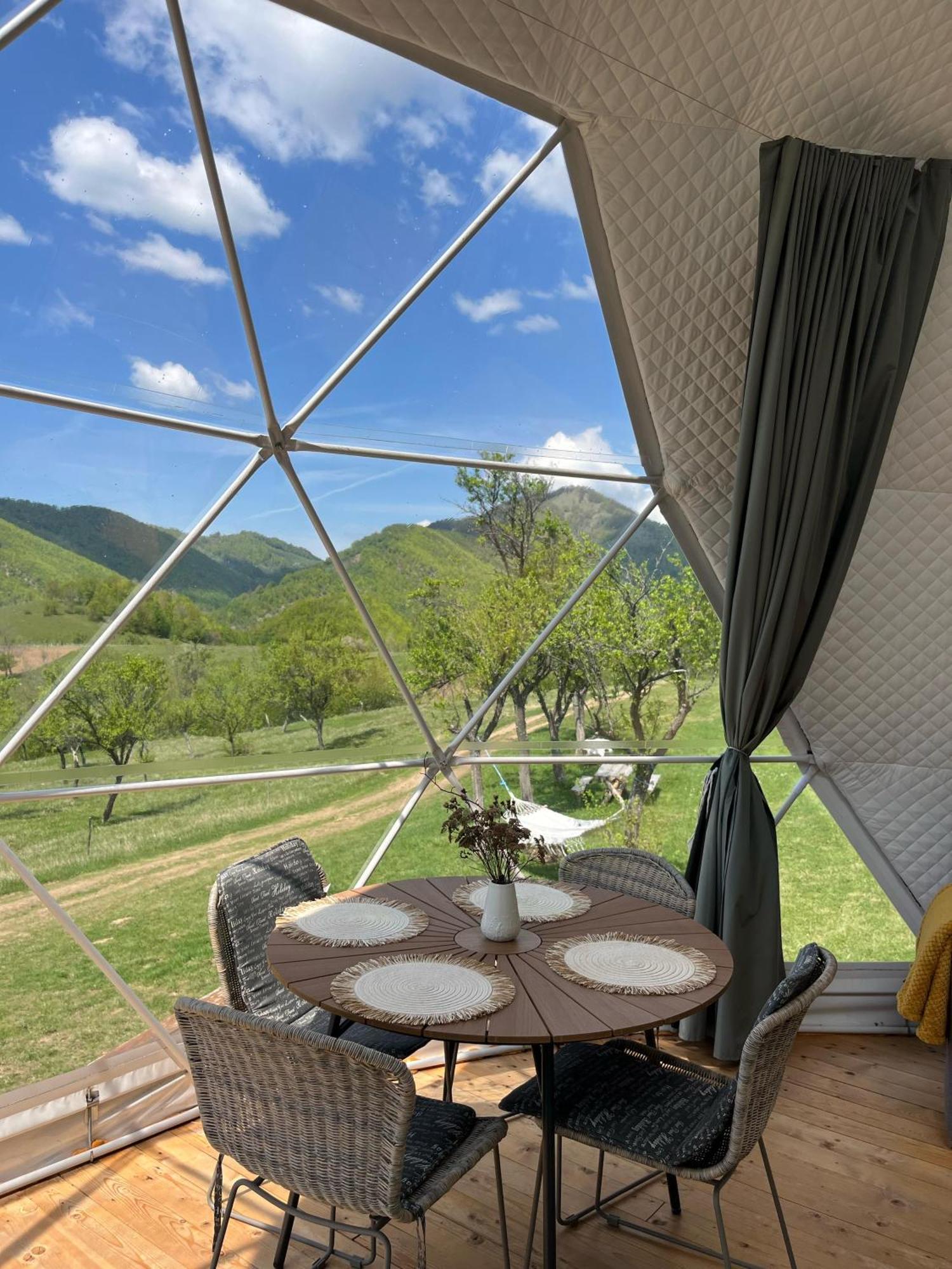 Tranquil Dome - Manta'S Retreat Glamping Cornereva 호텔 외부 사진