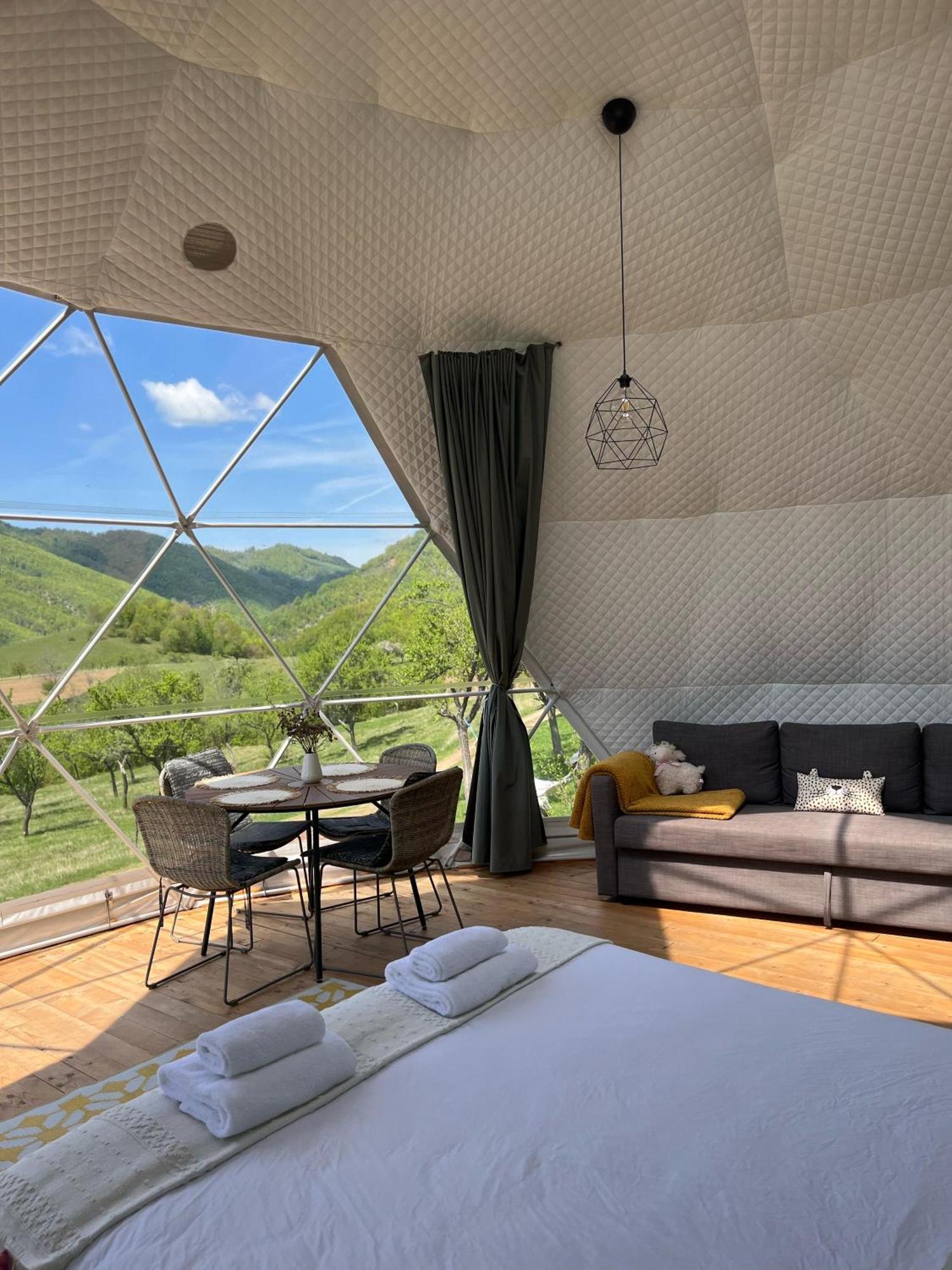 Tranquil Dome - Manta'S Retreat Glamping Cornereva 호텔 외부 사진